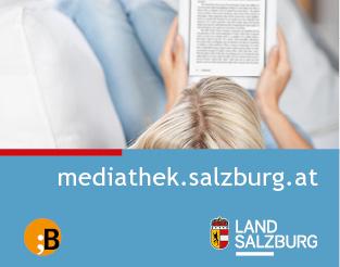 Banner Mediathek blau