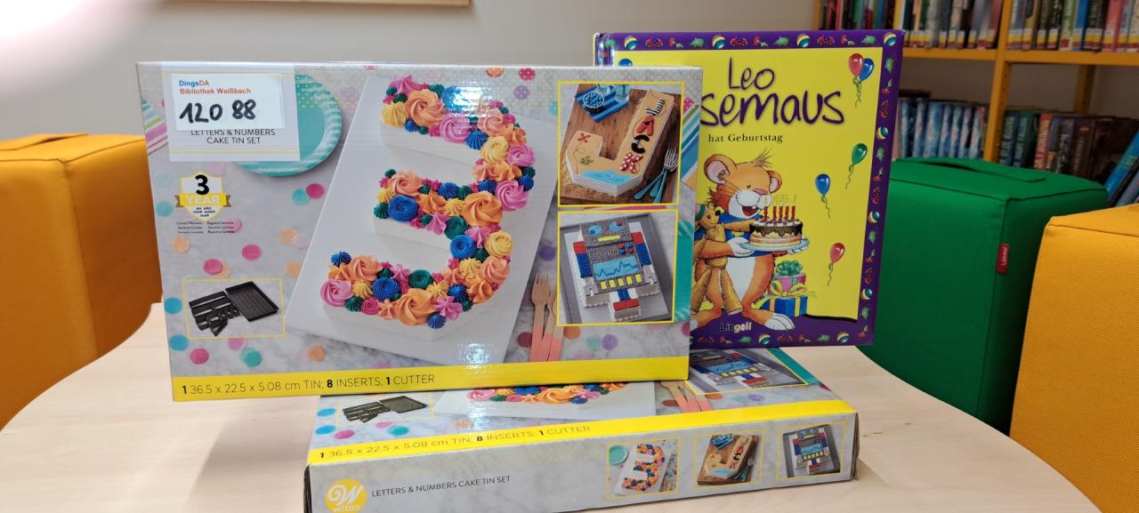 Backform Zahlen und Buchstaben