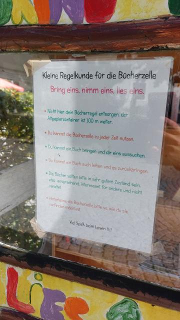 Bücherzelle