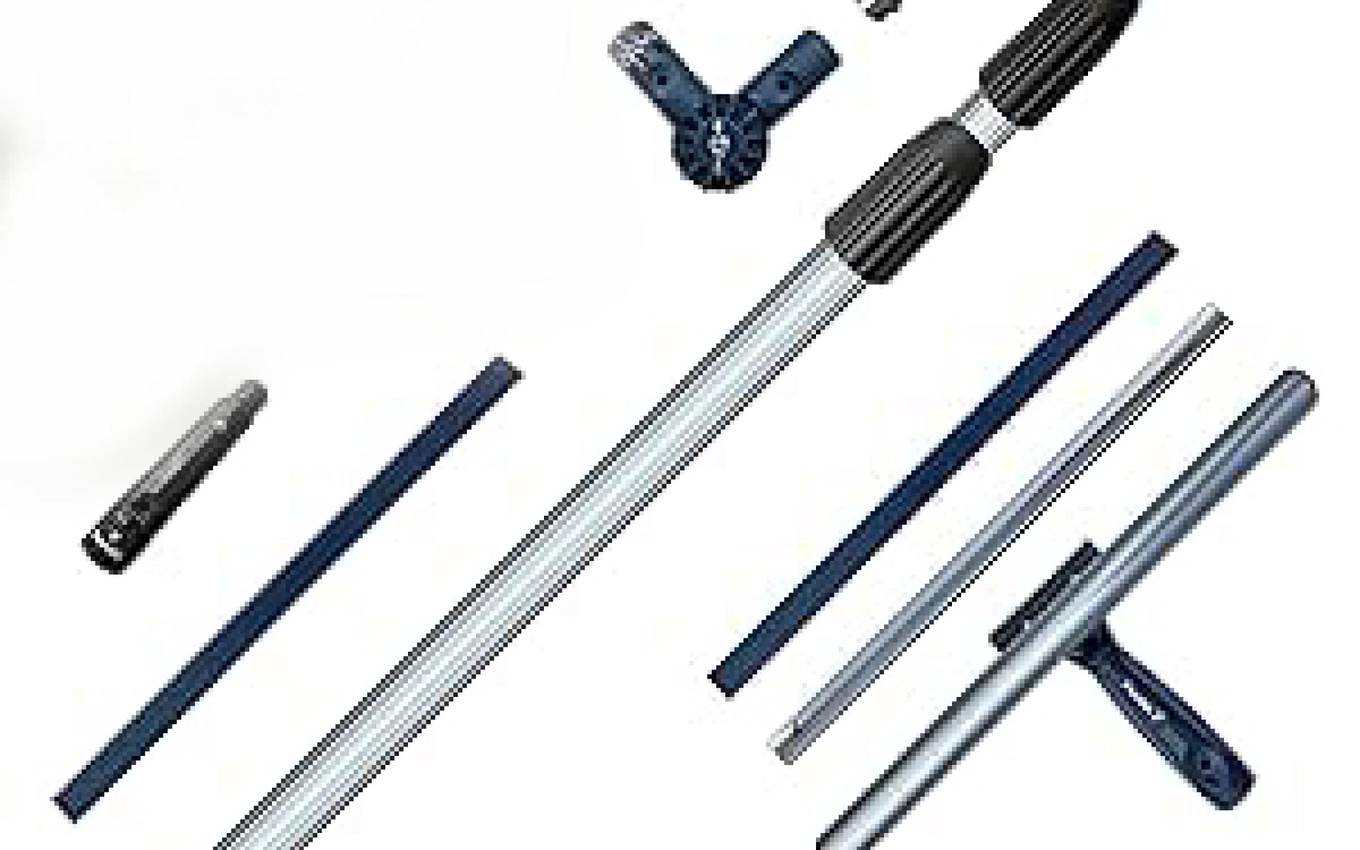 Fensterputzer mit Telesopstab